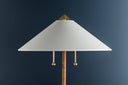 Aged Brass Flare Table Lamp 18" by Hudson Valley, view 9
