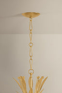 Vintage Gold Leaf Forest Glen Chandelier 42.25" by Hudson Valley, view 2