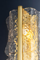 Aged Brass Fosterdale Wall Sconce 8.25" x 18.75" by Hudson Valley, view 7