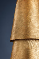 Vintage Gold Leaf Foxton Table Lamp 18" by Hudson Valley, view 6