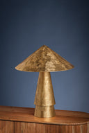 Vintage Gold Leaf Foxton Table Lamp 18" by Hudson Valley, view 4
