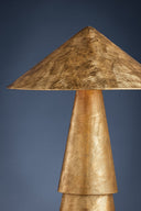 Vintage Gold Leaf Foxton Table Lamp 18" by Hudson Valley, view 5