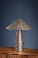Warm Silver Leaf Foxton Table Lamp 18" by Hudson Valley, view 6