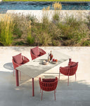 Frame Folding Table by Talenti, outdoor setting