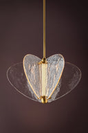Vintage Brass Freya Chandelier 30.5" by Corbett Lighting, view 2