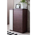 Torino Modern Brown Oak & Grey Chest