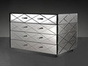 Segovia Modern Mirrored Bedroom Furniture Dresser