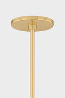 Aged Brass George Pendant 30" by Hudson Valley, view 2