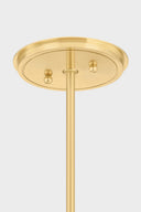 Aged Brass Gerhard Chandelier 40" by Hudson Valley, view 3
