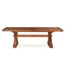 Grassroots Aspen 100-144" Extension Table in Earth, view 2
