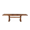 Grassroots Aspen 88-110" Extension Table in Earth, view 5