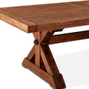 Grassroots Aspen 88-110" Extension Table in Earth, view 7