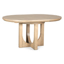 Grassroots Mission 42-60" Round Extension Dining Table in Gray Birch, view 5