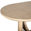 Grassroots Mission 42-60" Round Extension Dining Table in Gray Birch, view 9