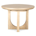 Grassroots Mission 42-60" Round Extension Dining Table in Gray Birch, view 2