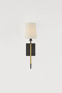 Aged Brass and Distressed Bronze Glenmont Wall Sconce 5.25" x 20.5" by Hudson Valley, view 3