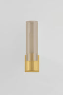 Vintage Polished Brass Granada Wall Sconce 4.25" x 14.75" by Corbett Lighting, view 2