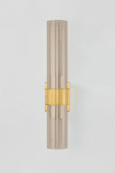 Vintage Polished Brass Granada Wall Sconce 4.25" x 21.5" by Corbett Lighting, view 2