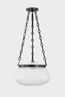Old Bronze Granby Pendant 13" by Hudson Valley, view 7
