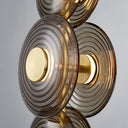 Aged Brass Griston Pendant 12" by Hudson Valley, view 3
