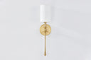 Aged Brass Guilford Wall Sconce 4.75" by Hudson Valley, view 3