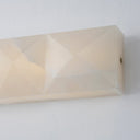 Vintage Brass Gypsum Wall Sconce 5" x 17.25" by Corbett Lighting, view 4