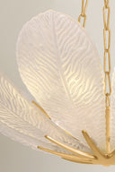 Vintage Gold Leaf Galena Chandelier 34" by Corbett Lighting, view 3