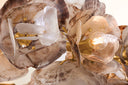 Vintage Gold Leaf Galle Chandelier 54.25" by Corbett Lighting, view 3