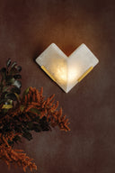 Vintage Brass Geo Wall Sconce 13.25" by Corbett Lighting, view 6