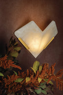 Vintage Brass Geo Wall Sconce 13.25" by Corbett Lighting, view 4