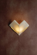 Vintage Brass Geo Wall Sconce 13.25" by Corbett Lighting, view 7