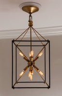 Aged Brass Glendale Lantern 12.25" by Hudson Valley, view 4