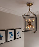 Aged Brass Glendale Lantern 12.25" by Hudson Valley, view 2