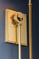 Aged Brass Glenmont Wall Sconce 5.25" x 20.5" by Hudson Valley, view 4