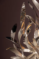 Silver Leaf Graffiti Wall Sconce 10" by Corbett Lighting, view 4