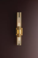Vintage Polished Brass Granada Wall Sconce 4.25" x 21.5" by Corbett Lighting, view 4