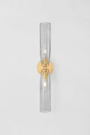 Aged Brass Harpswell Wall Sconce 4.75" x 23.75" by Hudson Valley, view 2