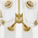 Aged Brass Hilo Semi Flush 22" by Hudson Valley, view 2