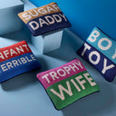 Boy Toy Needlepoint Pillow