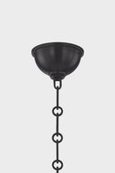 Aged Brass and Distressed Bronze Howard Chandelier 50" x 35.75" by Hudson Valley, view 3