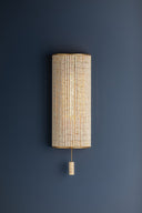Vintage Gold Leaf Hampden Wall Sconce 5.75" by Hudson Valley, view 5