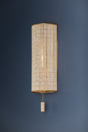 Vintage Gold Leaf Hampden Wall Sconce 5.75" by Hudson Valley, view 3