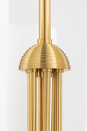 Aged Brass Harlem Chandelier 29.25" by Hudson Valley, view 2