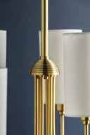 Aged Brass Harlem Chandelier 29.25" by Hudson Valley, view 3
