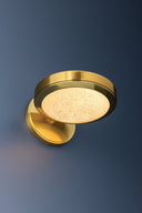 Aged Brass Harris Wall Sconce 6.75" by Hudson Valley, view 2