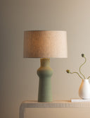 Ceramic Hazy Jade Heathway Table Lamp 19" by Hudson Valley, view 2