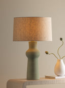 Ceramic Hazy Jade Heathway Table Lamp 19" by Hudson Valley, view 3