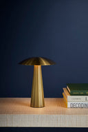 Patina Brass Henniker Rechargeable Table Lamp 6.75" by Hudson Valley, view 2