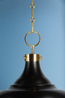 Aged Brass and Distressed Bronze Holkham Pendant 18" x 20.5" by Hudson Valley, view 7