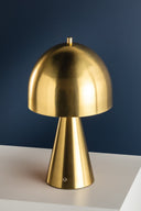 Aged Brass Hopkinton Rechargeable Table Lamp 8.75" by Hudson Valley, view 7